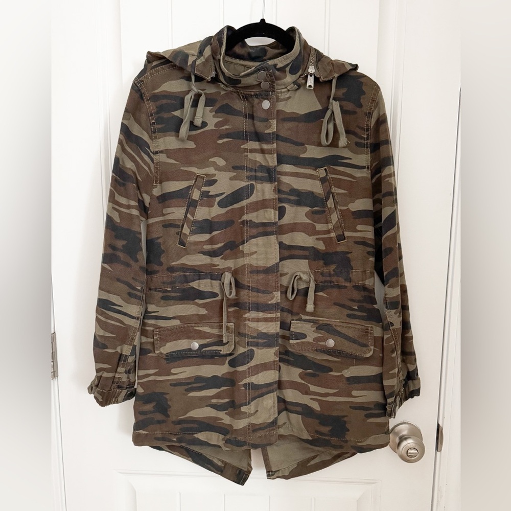 Lucky Brand Camouflage Utility Jacket